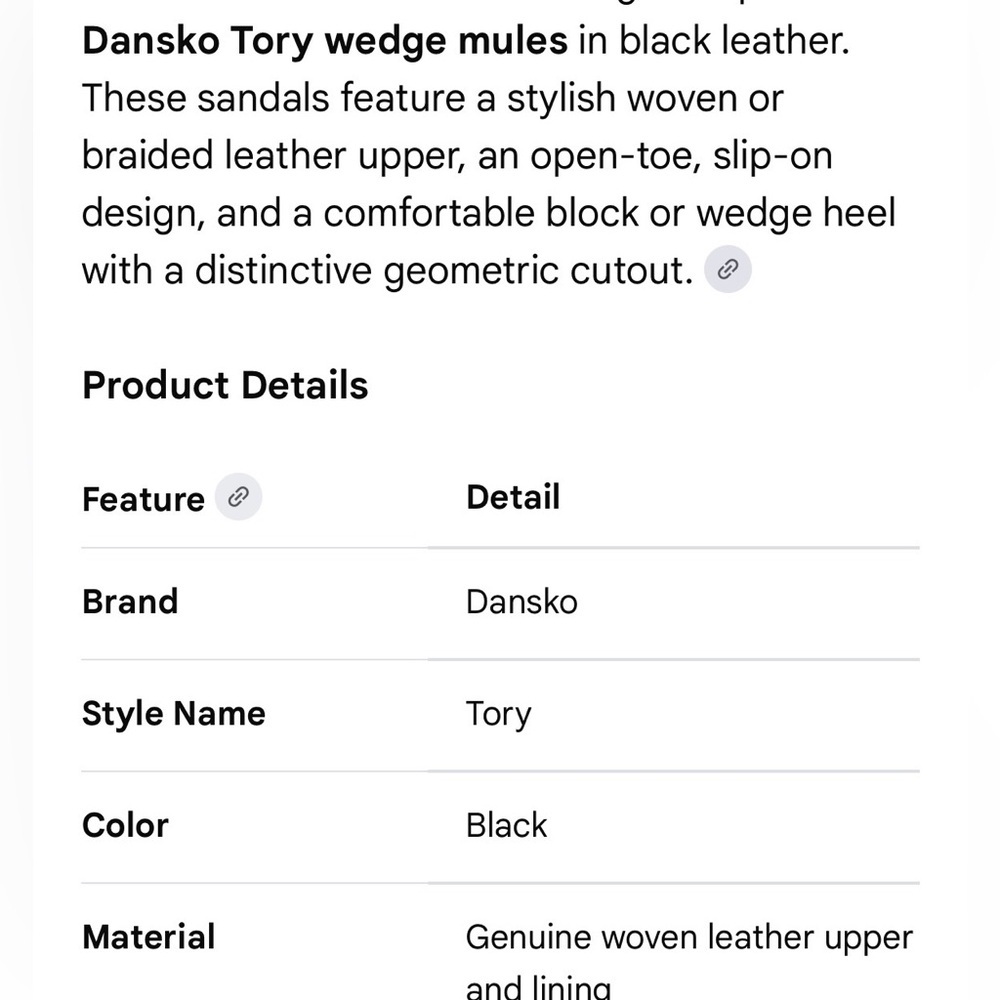 Dansko Black Wedge Sandals - Picture 7 of 7